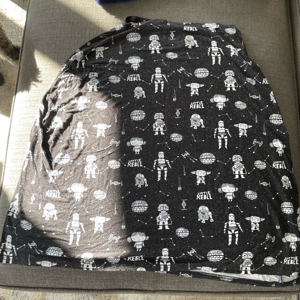 Milk Snob® Multi-Use Star Wars™ Little Rebel Car Seat Cover in Black